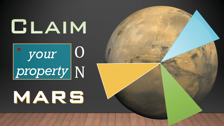 Claim your property on Mars